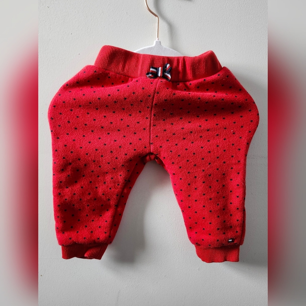 Red Sweatpants with Blue Stars- Kids Bottoms